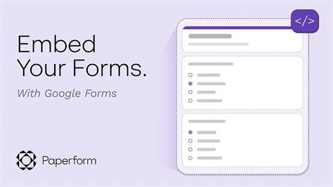 Can you embed a Google Form into a website? And what if the website could talk back to the form?