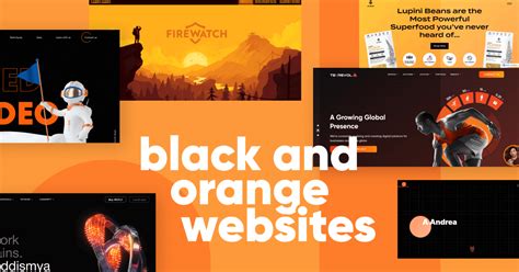 What is the orange and black website, and why does it make me think of tigers in space?